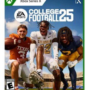 College Football 25 (Unsealed) New With Pen - EA Sports Game - Xbox Series X